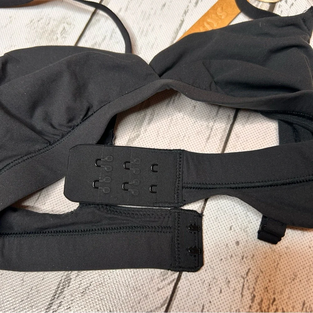 SKIMS Crossover Fits everybody Bralette - Onyx - Sz XXS - NWT